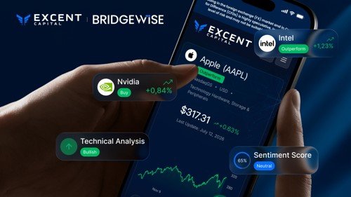 Excent Capital Companions With BridgeWise to Convey AI-Powered Marketplace Research to All Buyers