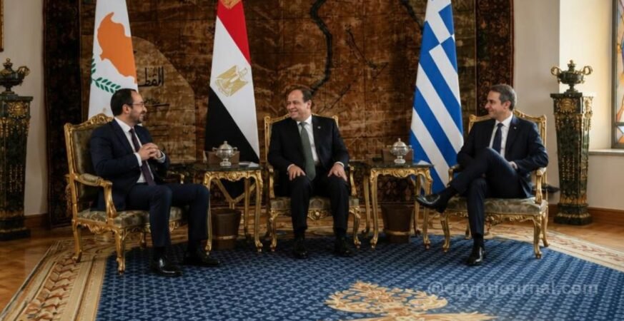 Sisi, Mitsotakis, Christodoulides Deepen Energy Pact at Alamein Trilateral Summit