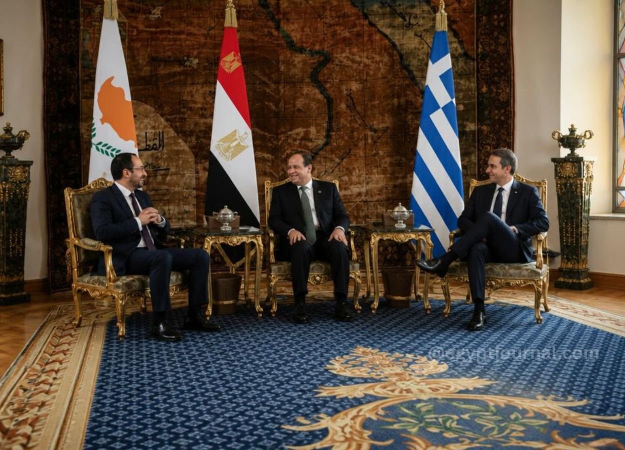 Sisi, Mitsotakis, Christodoulides Deepen Energy Pact at Alamein Trilateral Summit